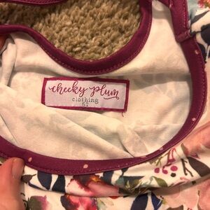 Check Plum dress